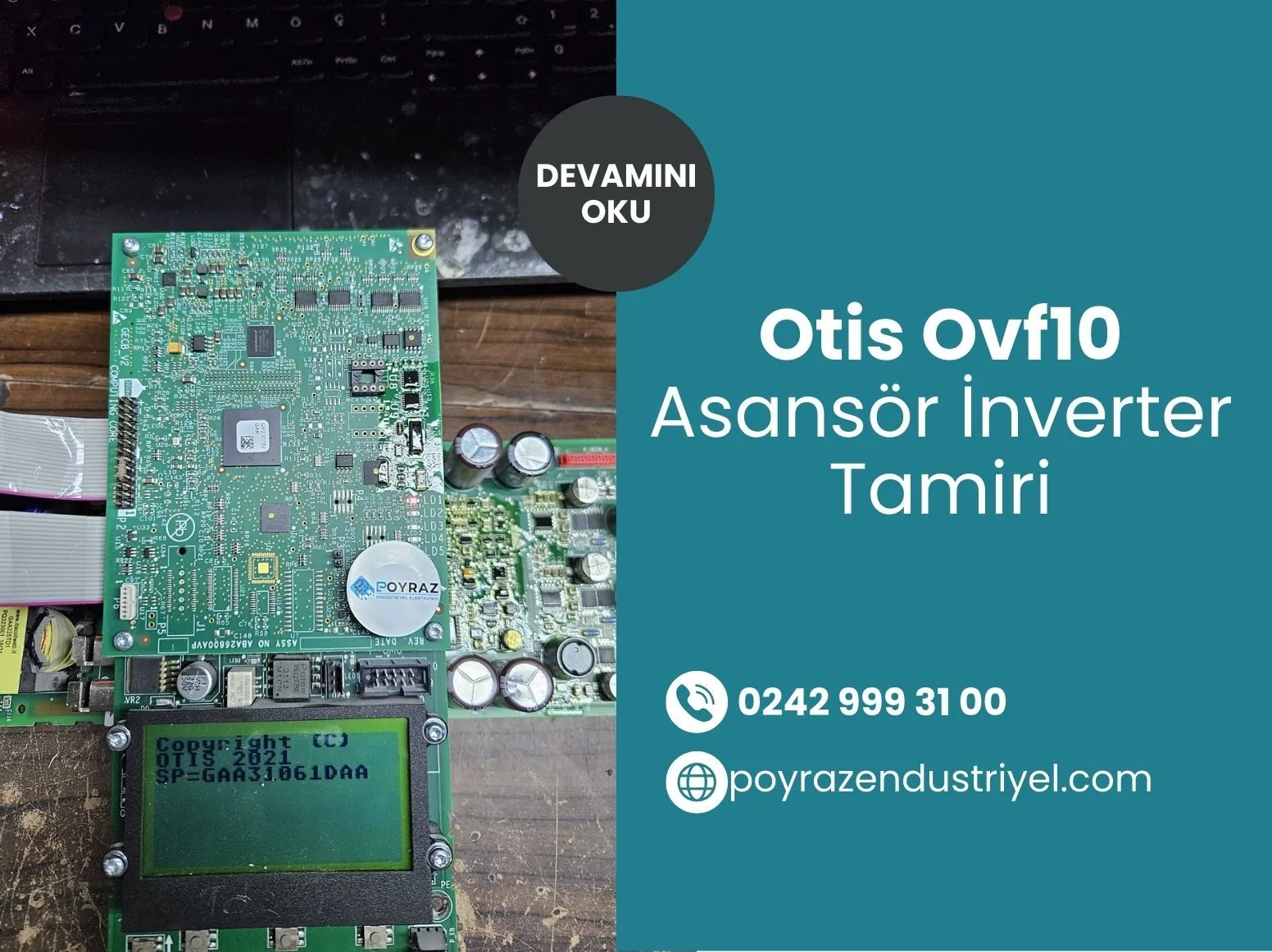 Otis Ovf10 Asansör İnverter Tamiri